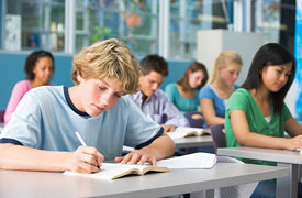 Children in Maths Class